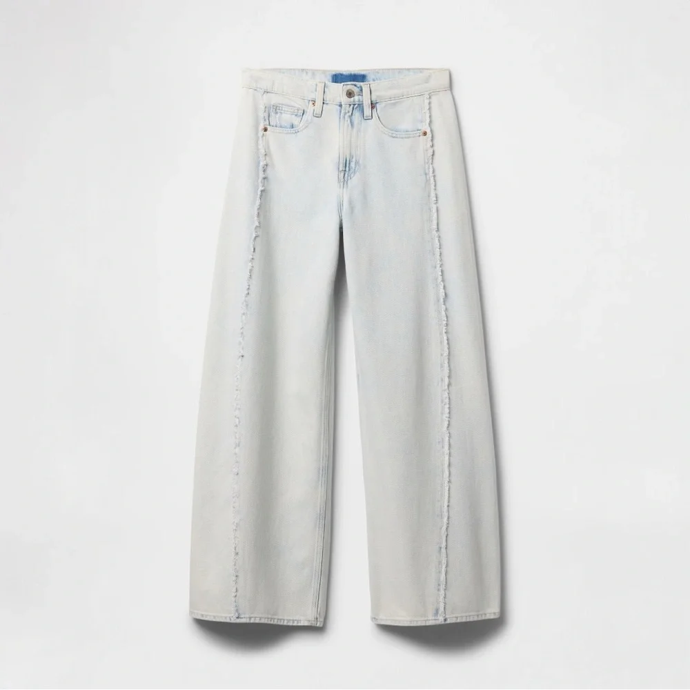 GAP Mid Rise SuperSoft Baggy Jeans NWT 16/33R - Picture 6 of 9